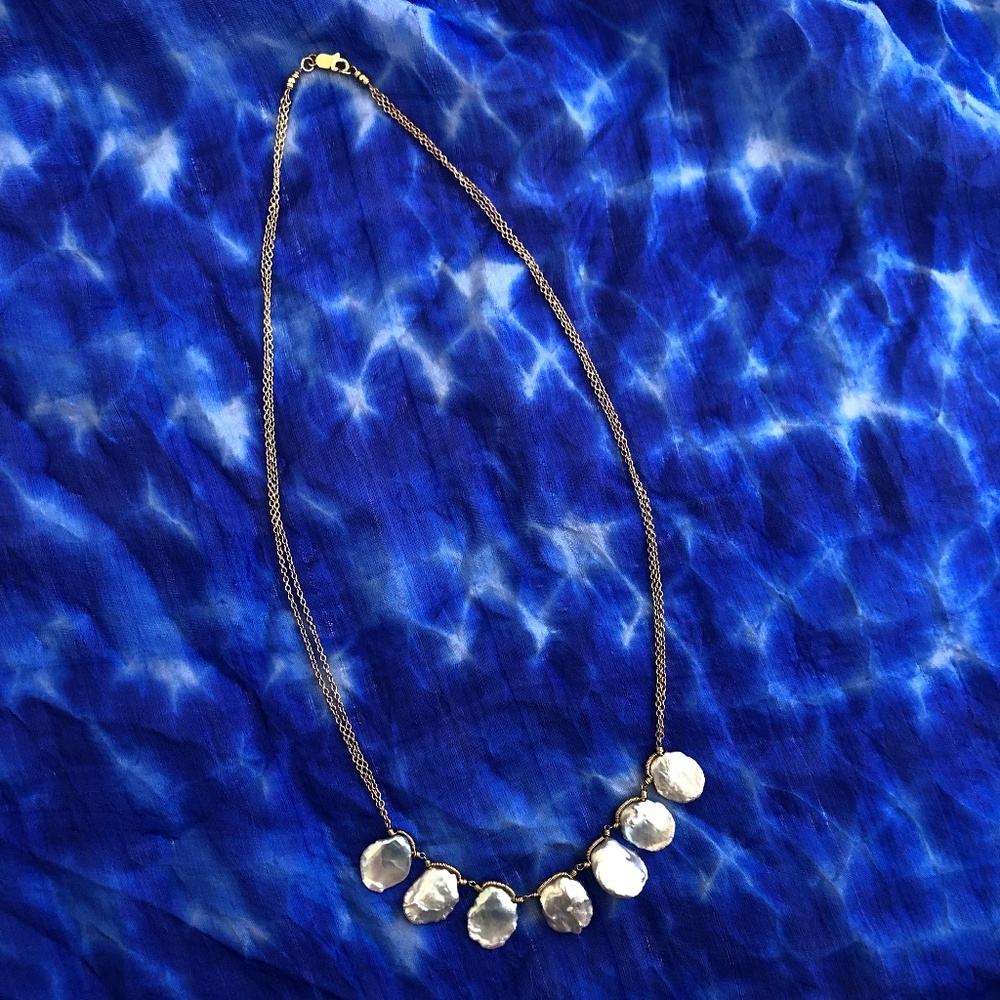 Pearl Coin Necklace